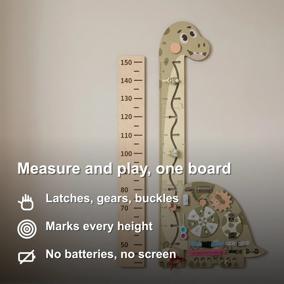 Dinosaur growth chart with its activity panel