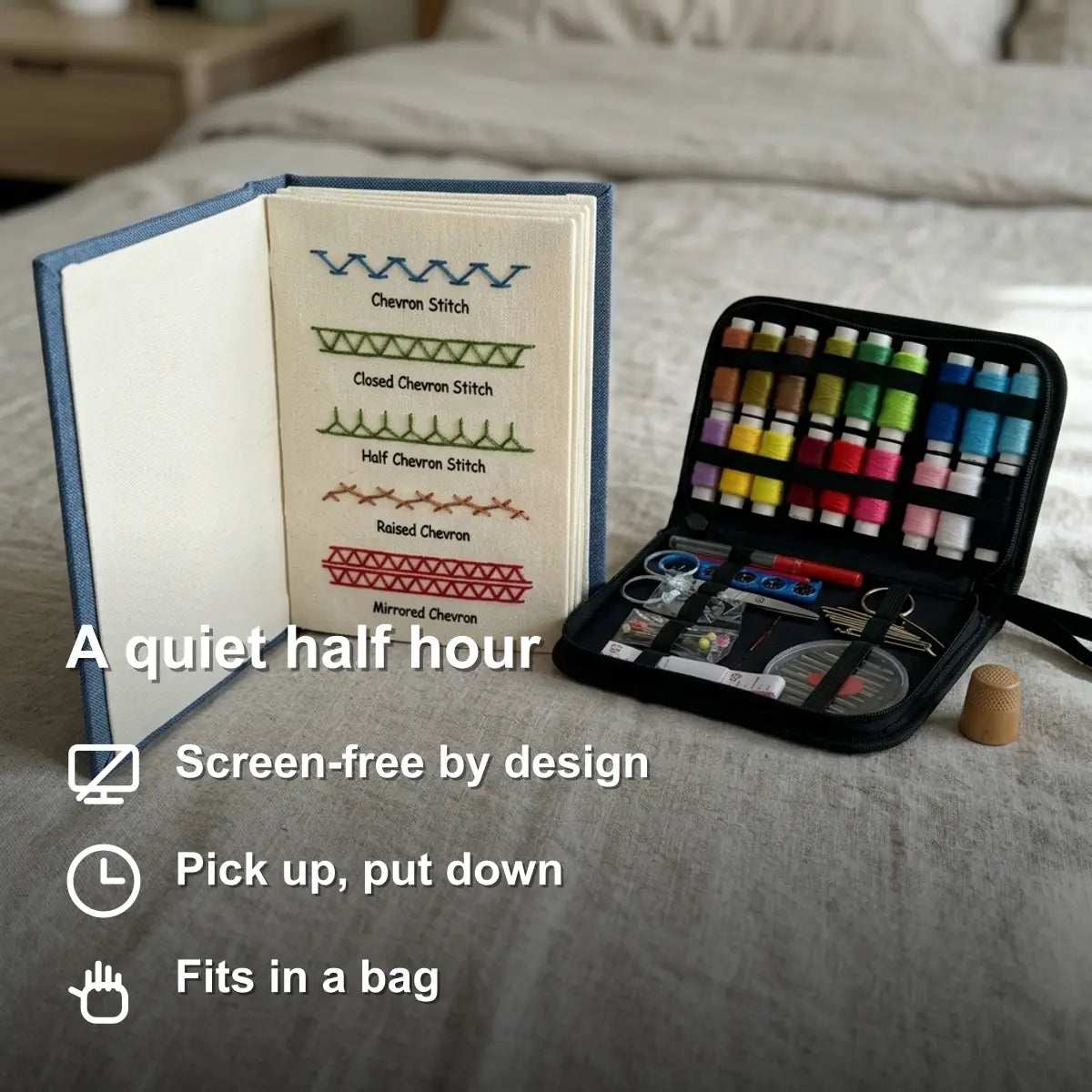 Fabric Embroidery Stitch Book