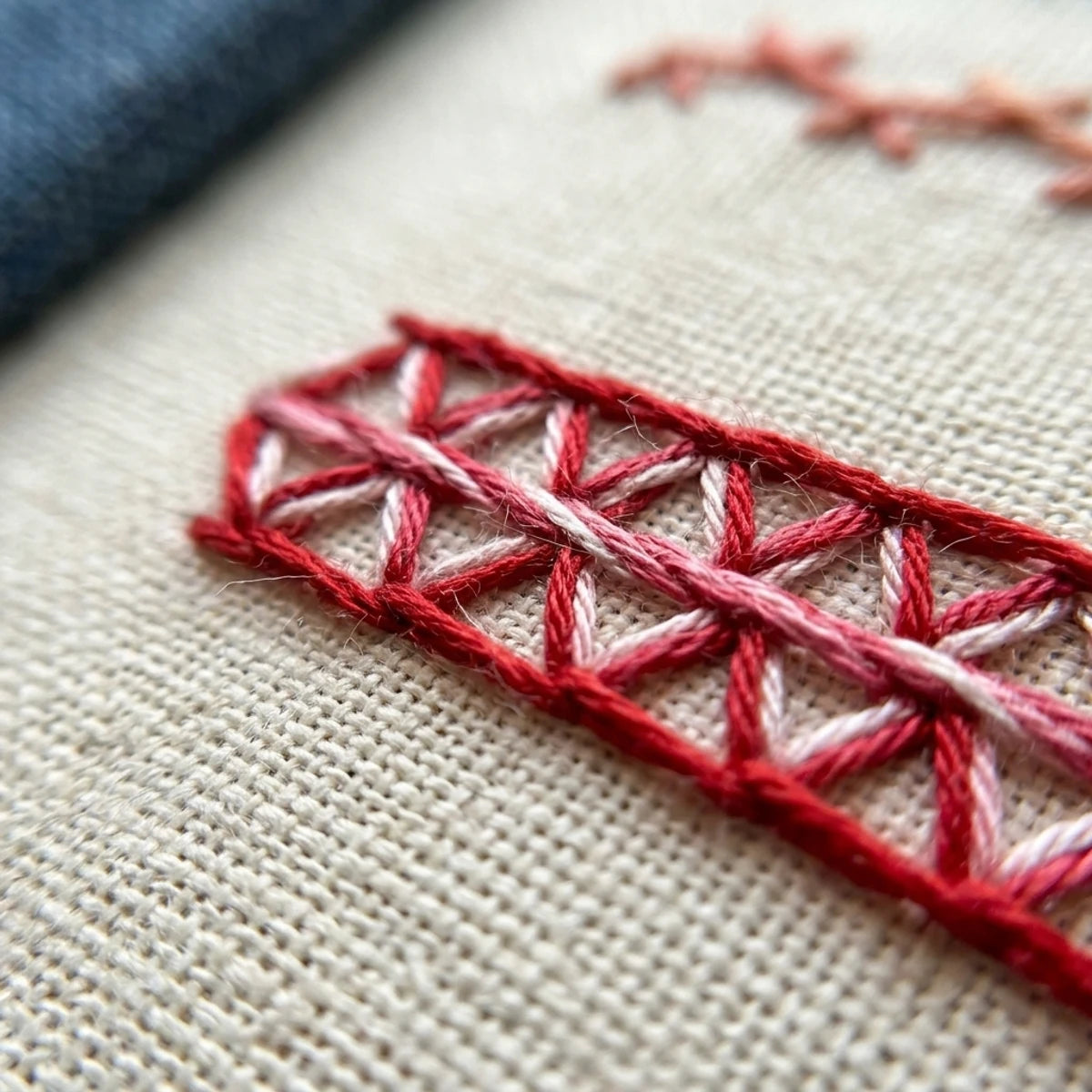 Fabric Embroidery Stitch Book