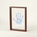 Handprint keepsake frame kit, Walnut option
