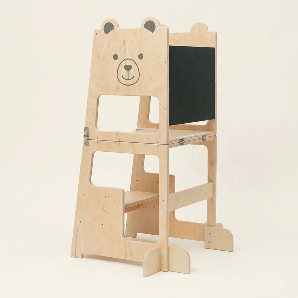 Montessori 3 in 1 learning tower, Bear option