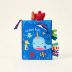 Montessori soft cloth books for babies, Ocean option