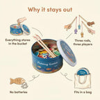 Montessori wooden fishing game, four reasons parents keep it out