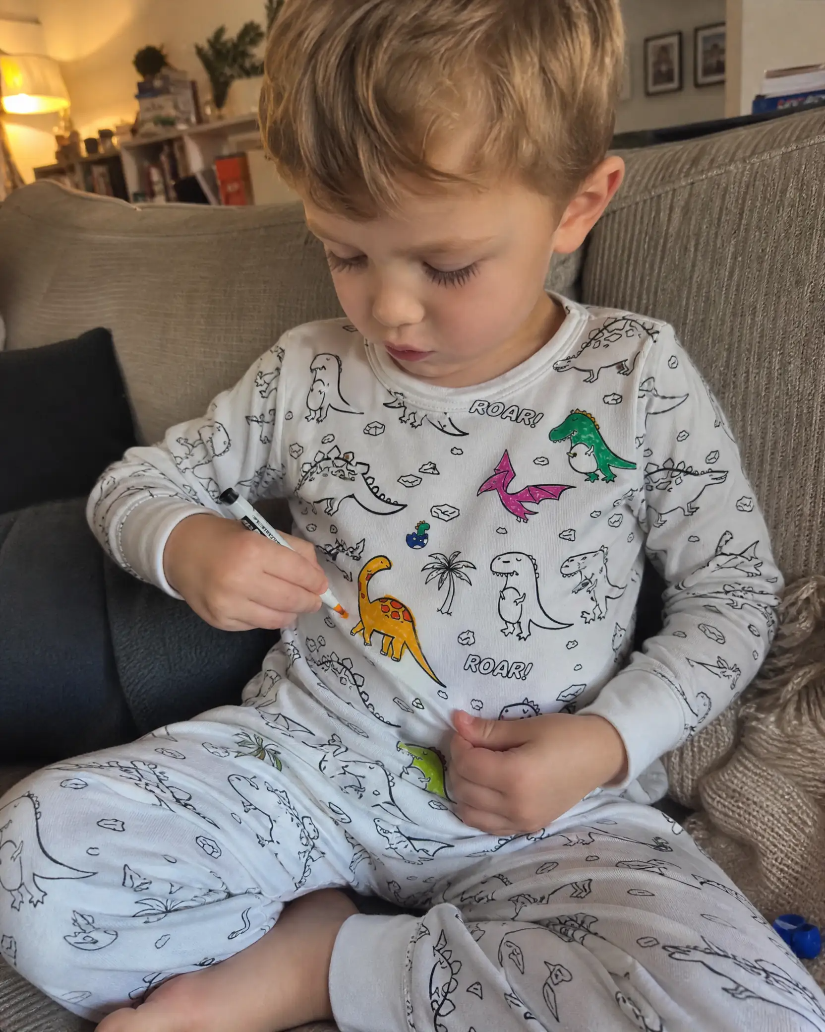 Washable Colour-In Pyjama Set